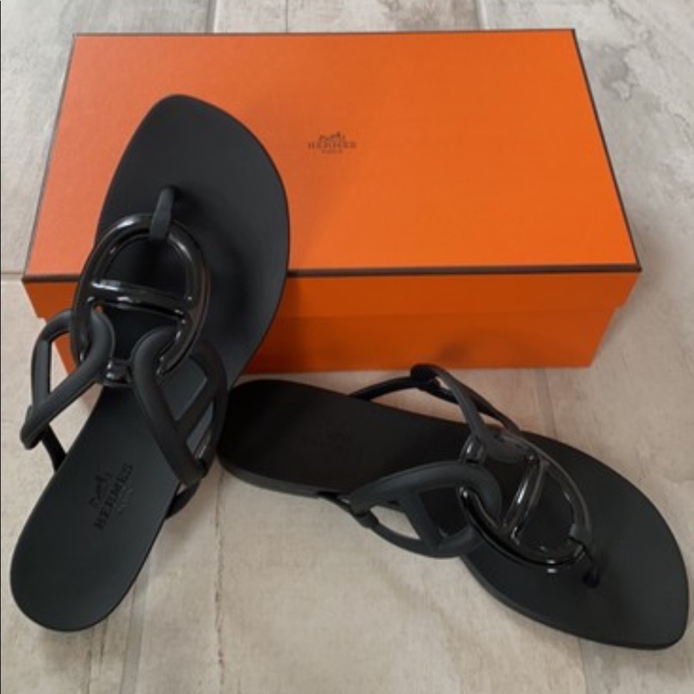 Hermes 2023 Egerie Sandal Size 37